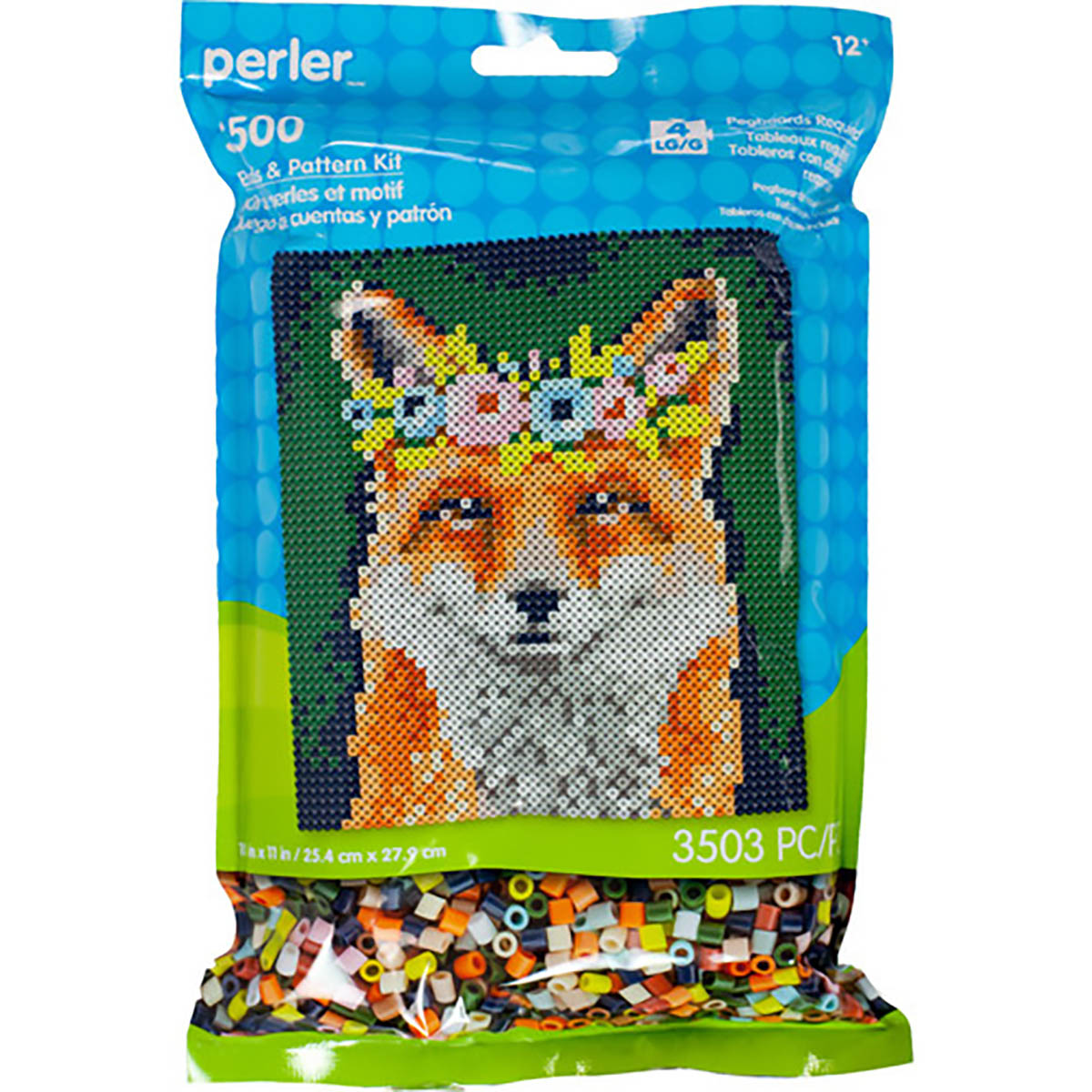 Perler Flower Crown Fox Activity Kit
