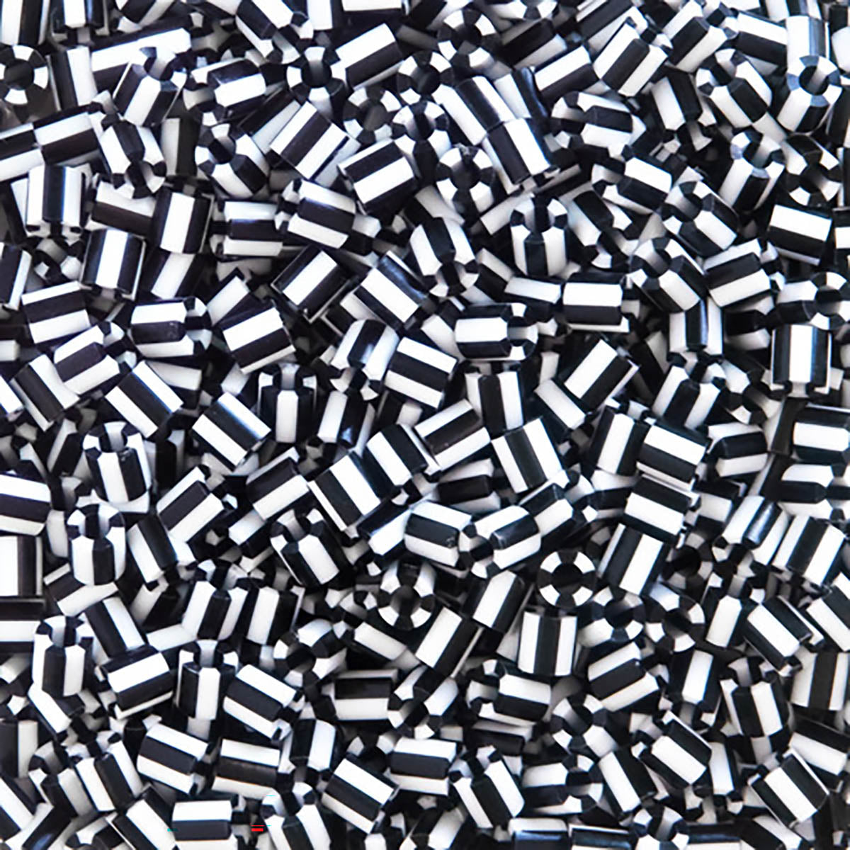 1,000 Perler Beads - Zebra Stripe