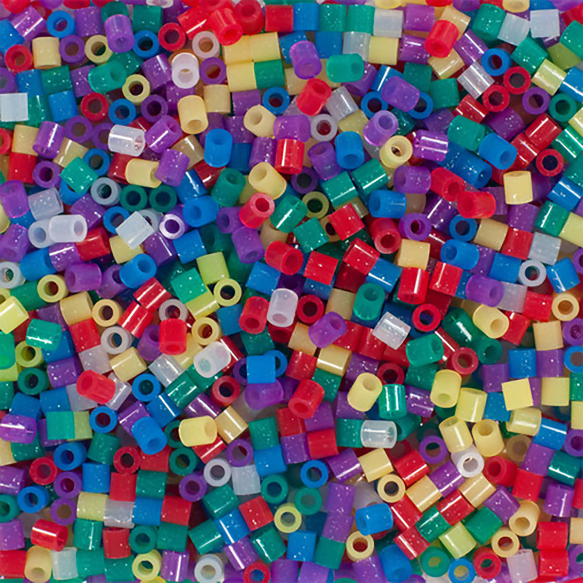 1,000 Perler Beads - Glitter Mix