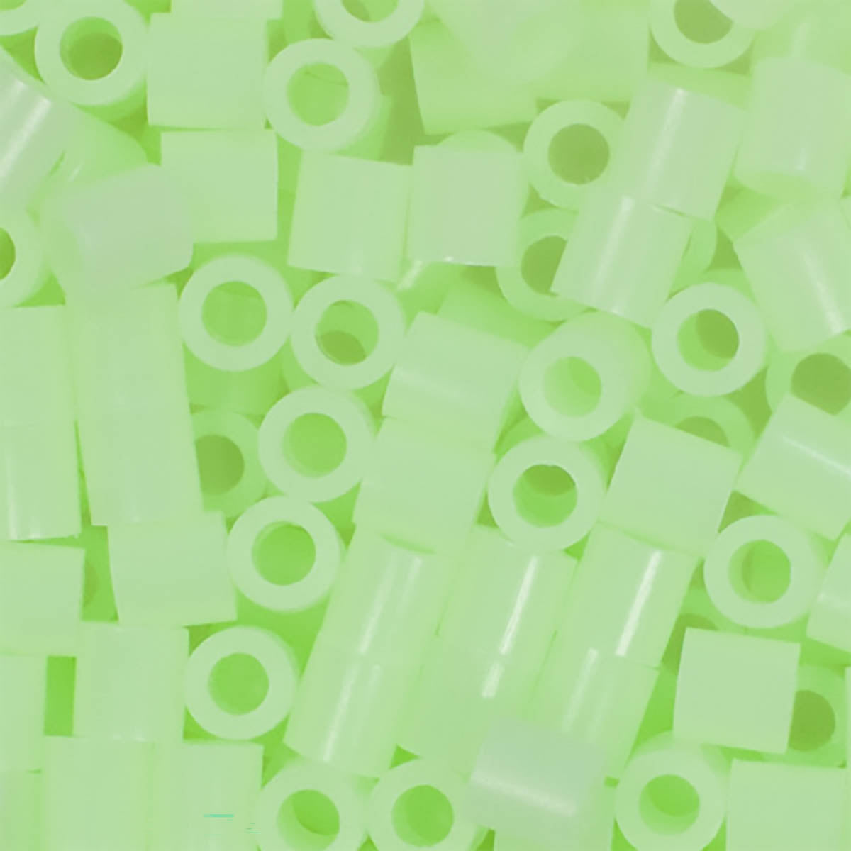 1,000 Perler Beads - Glow in the Dark Green