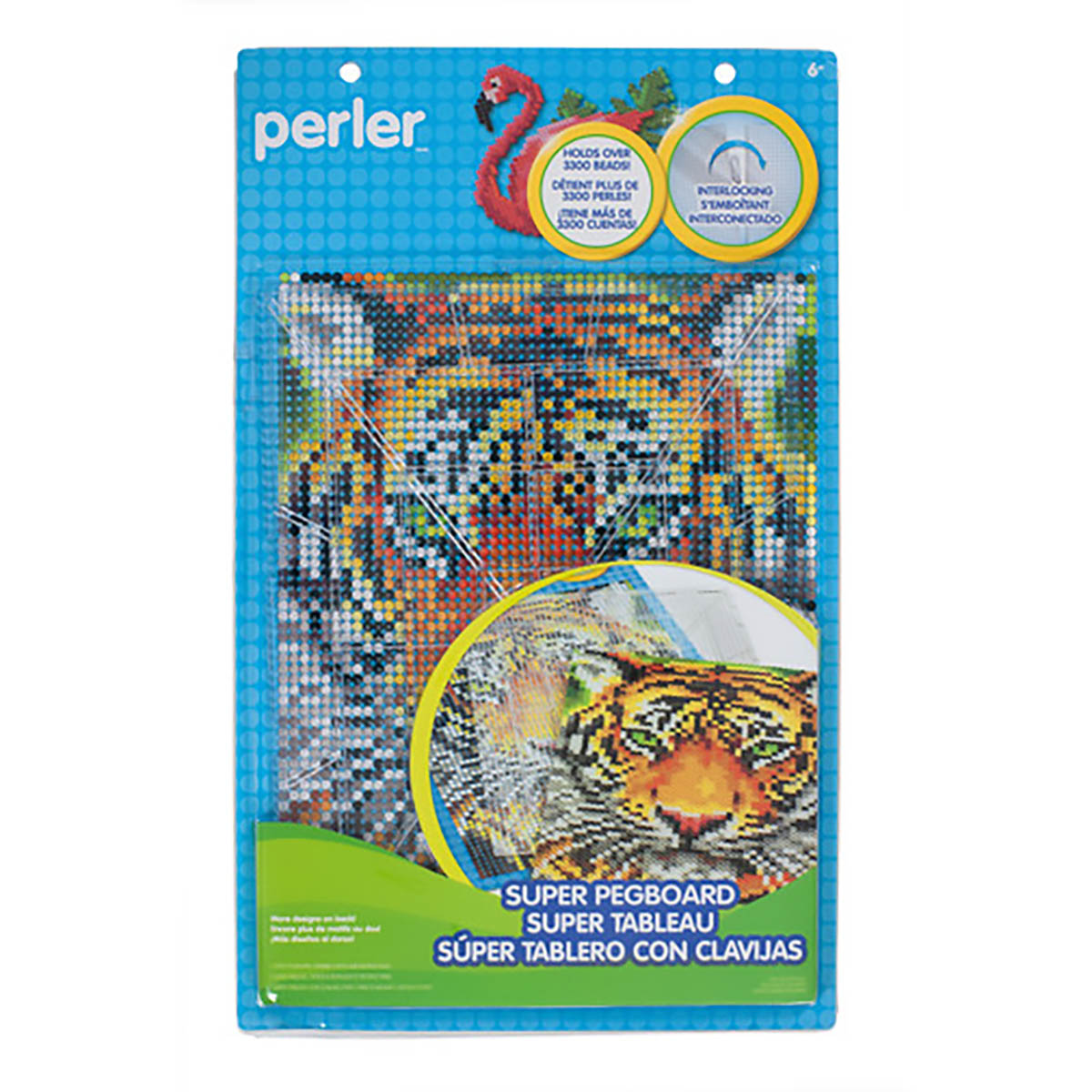 Super-Sized Clear Pegboard