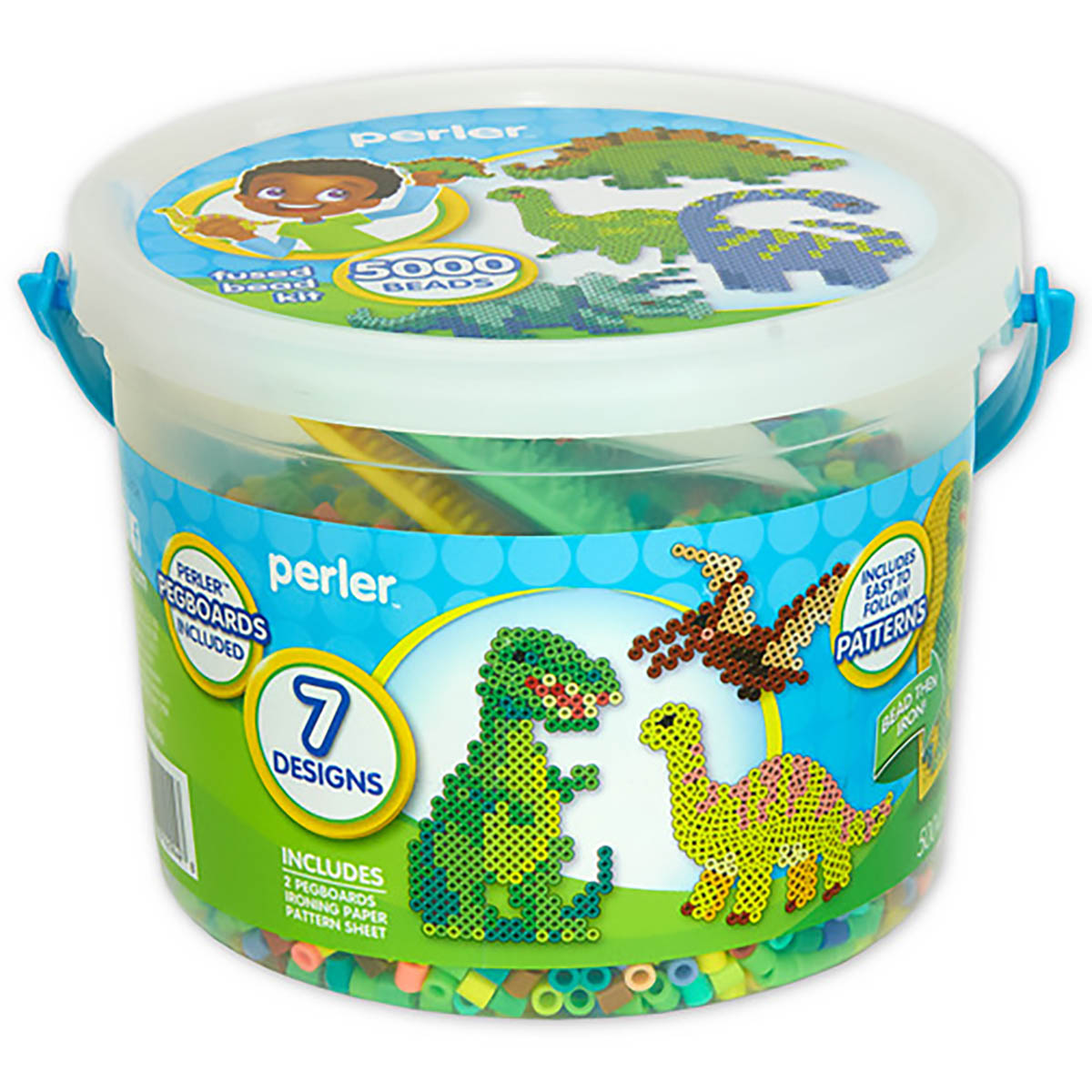 Perler Dinosaur Activity Bucket