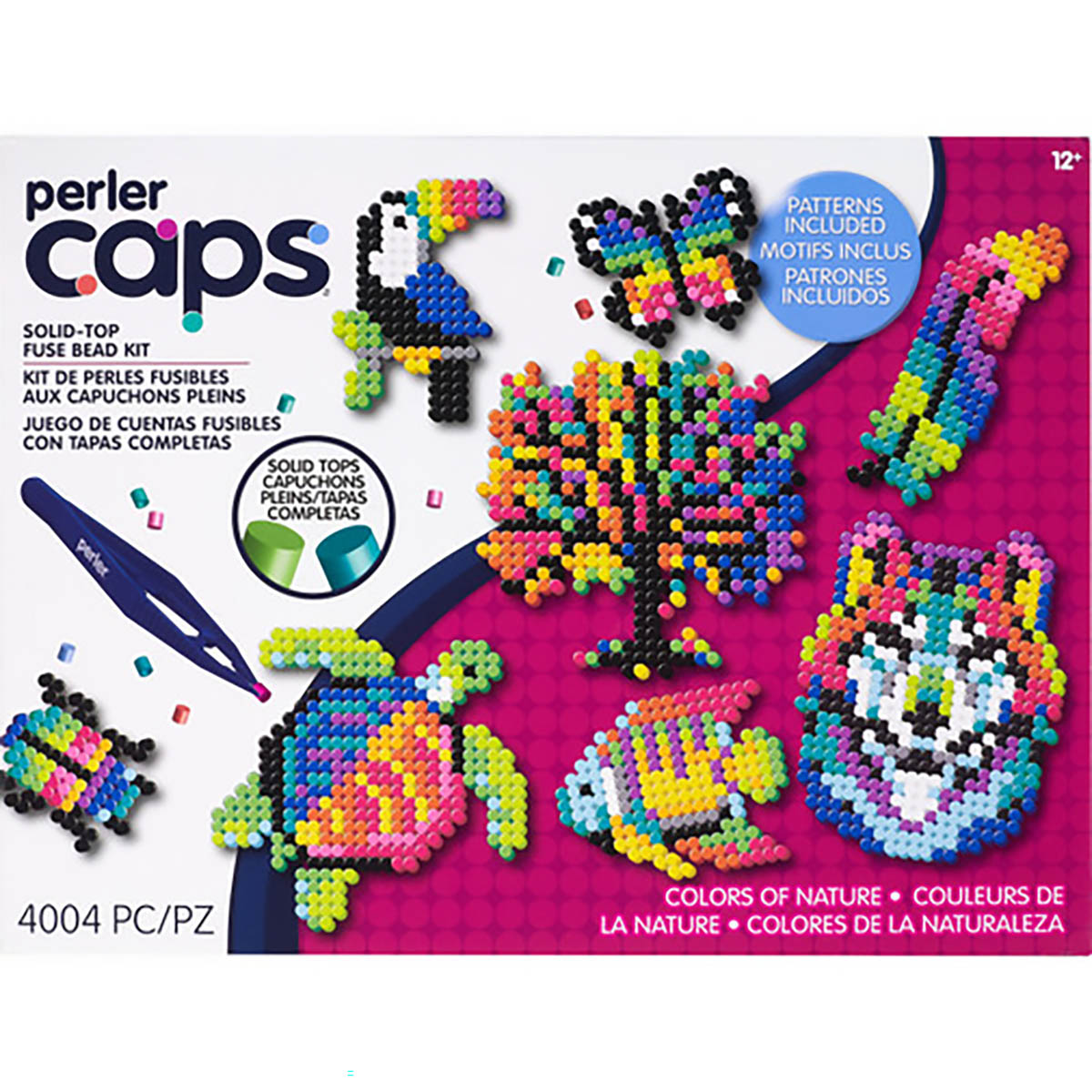 Perler Caps Colors of Nature Deluxe Box Kit