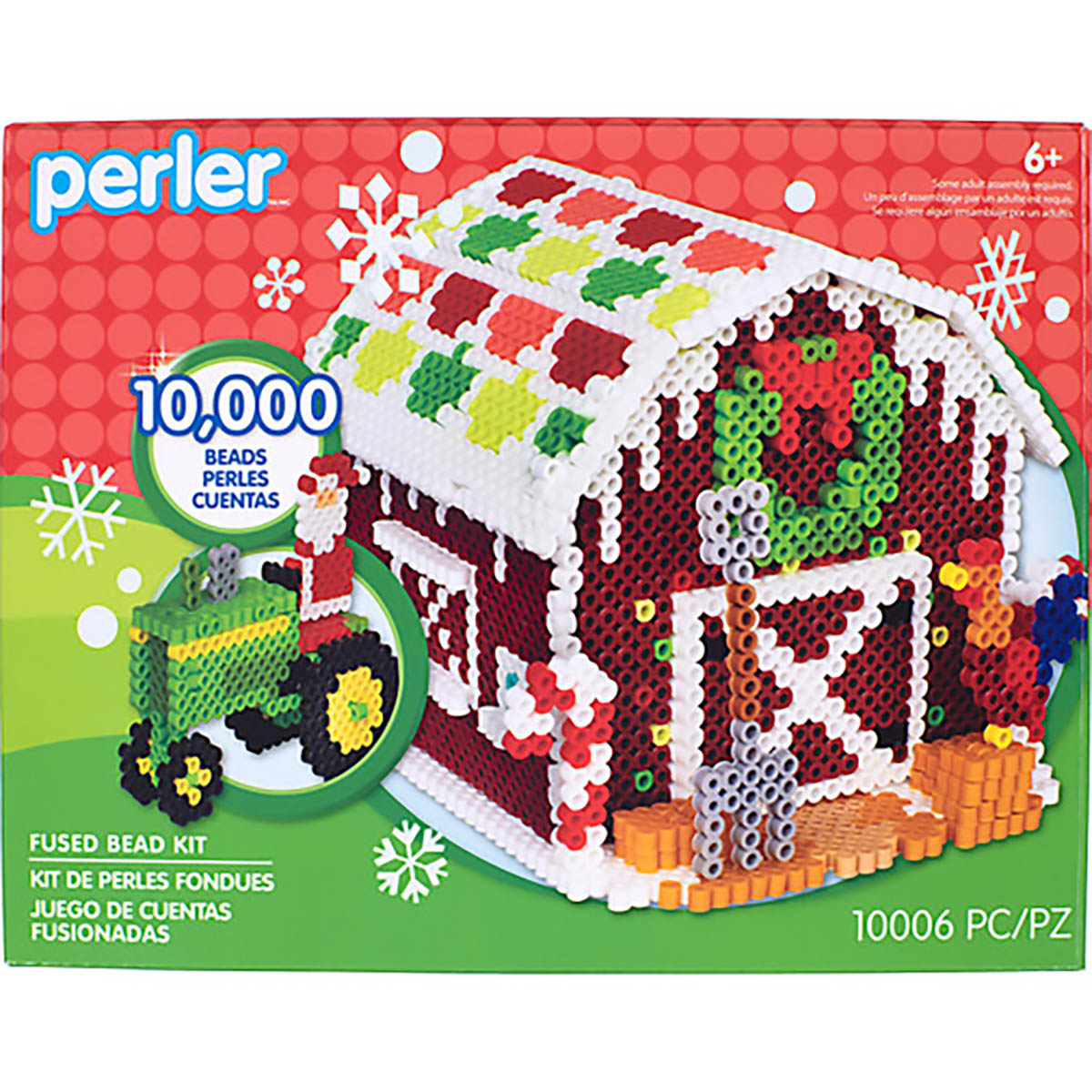 Perler Barn Gingerbread Kit
