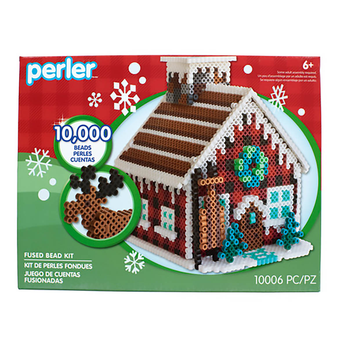 Perler Winter Lodge Gingerbread House Kit
