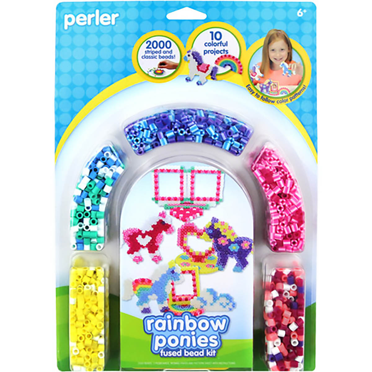 Perler Rainbow Pony Frames Activity Kit