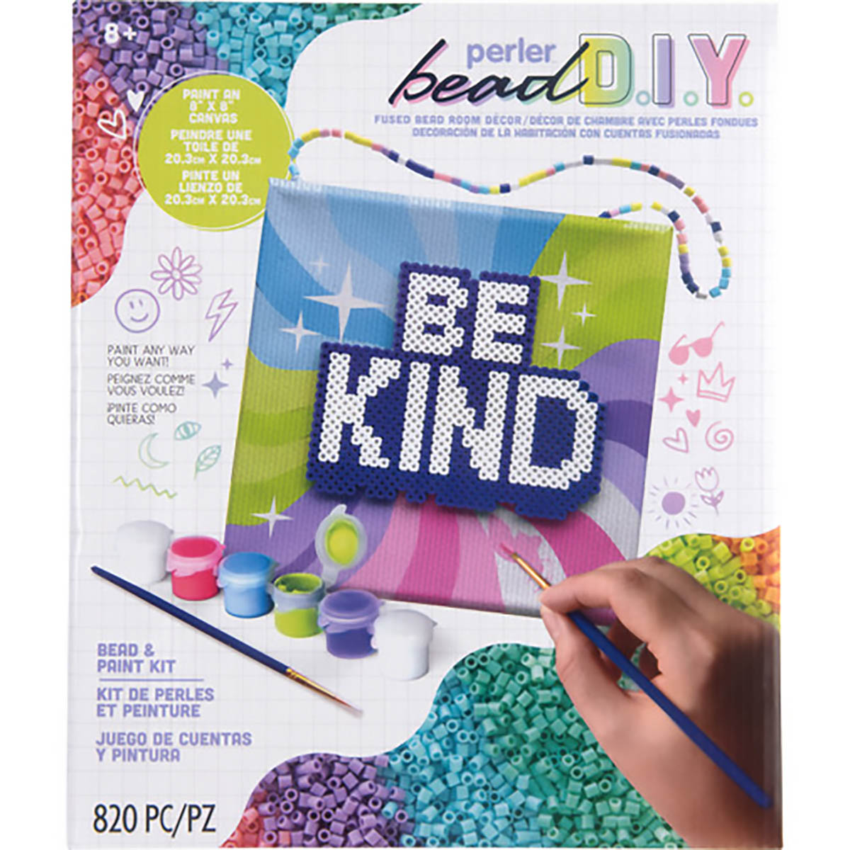 Perler Bead D.I.Y. Be Kind Bead And Paint Activity Kit
