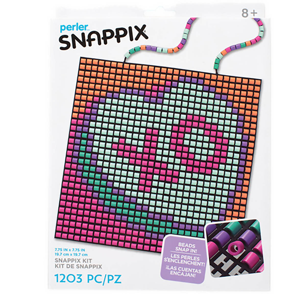 Perler Snappix XO Heart Kit - Classic Beads