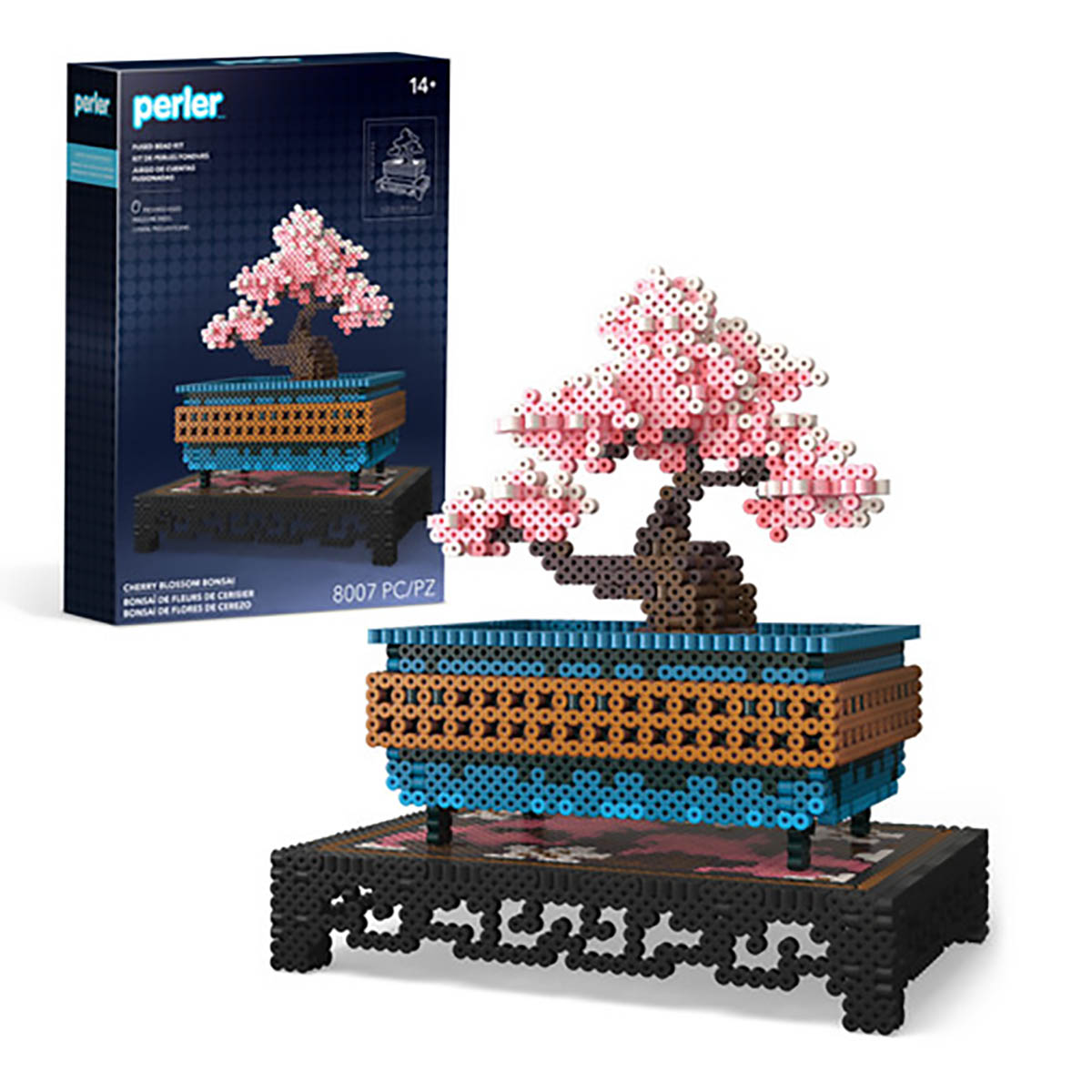 Perler 3D Cherry Blossom Bonsai Fused Bead Activity Kit