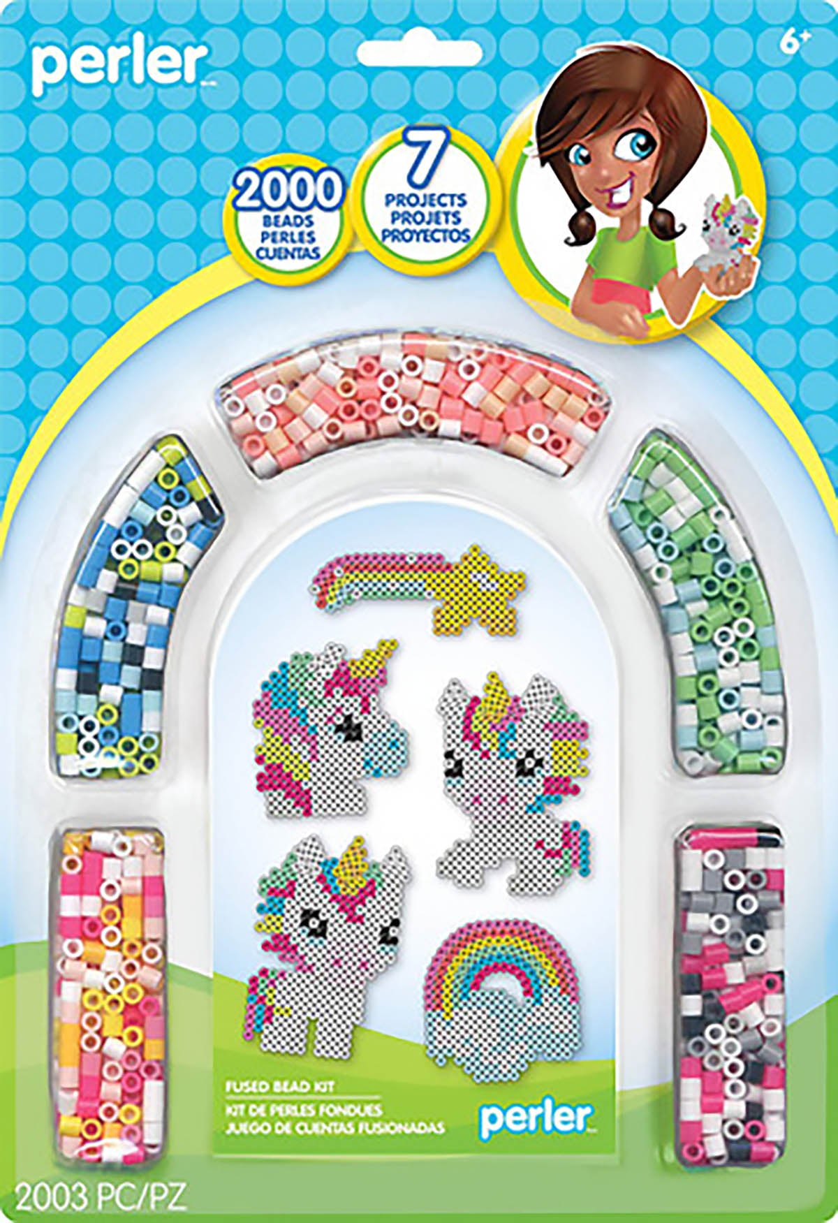 Perler Rainbow Unicorn Fuse Bead Kit